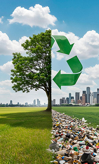 Responsible material sourcing and reduced wastage